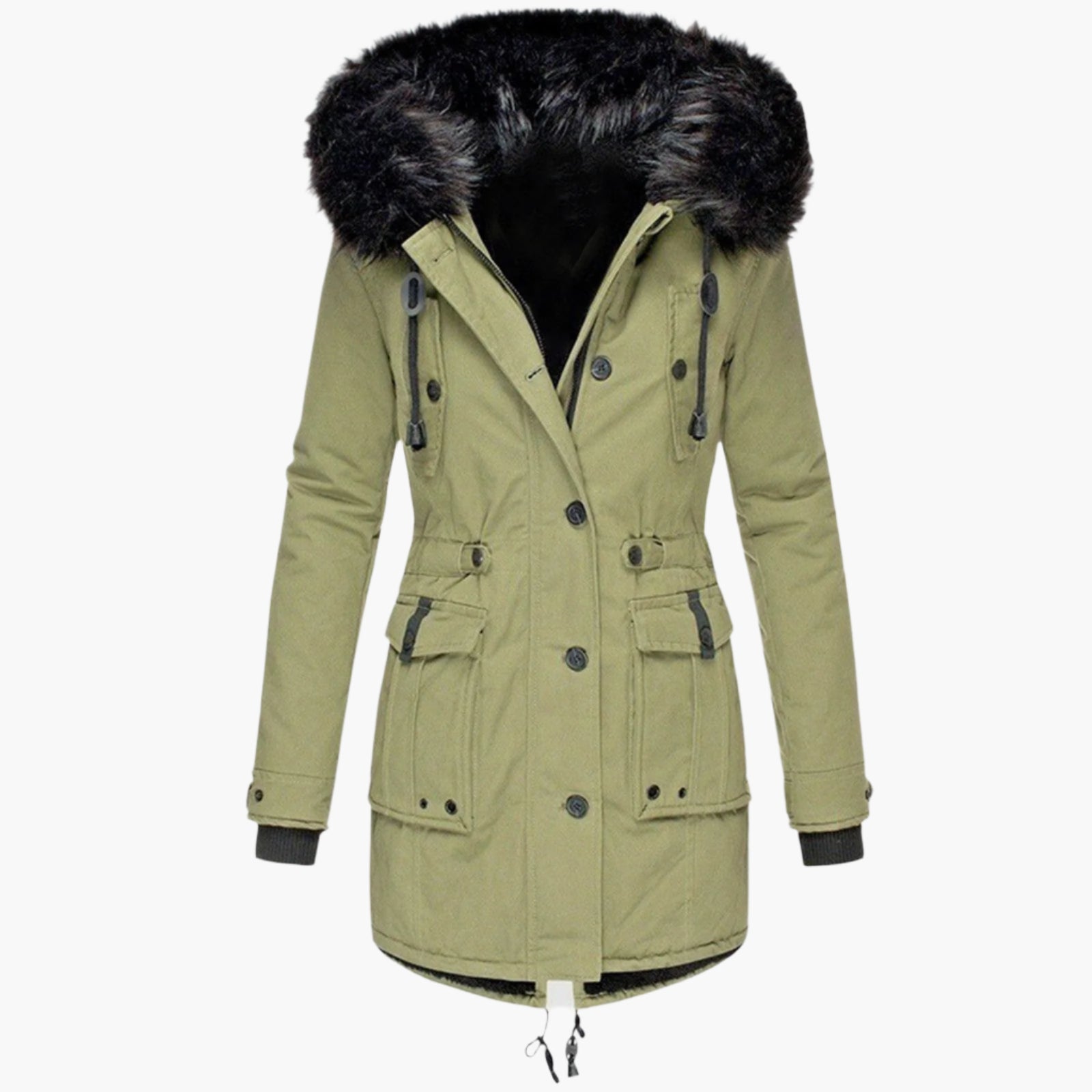 Ruby | Women’s Thick Hooded Cold Weather Parka Coat