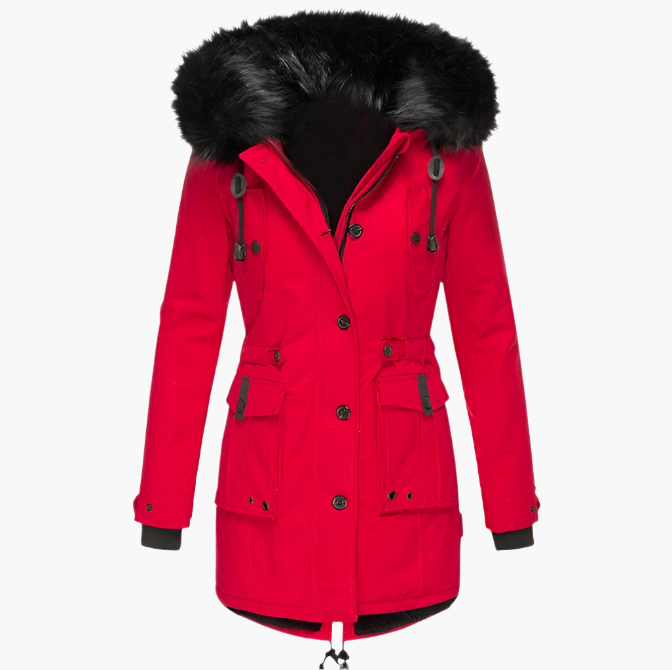 Ruby | Women’s Thick Hooded Cold Weather Parka Coat