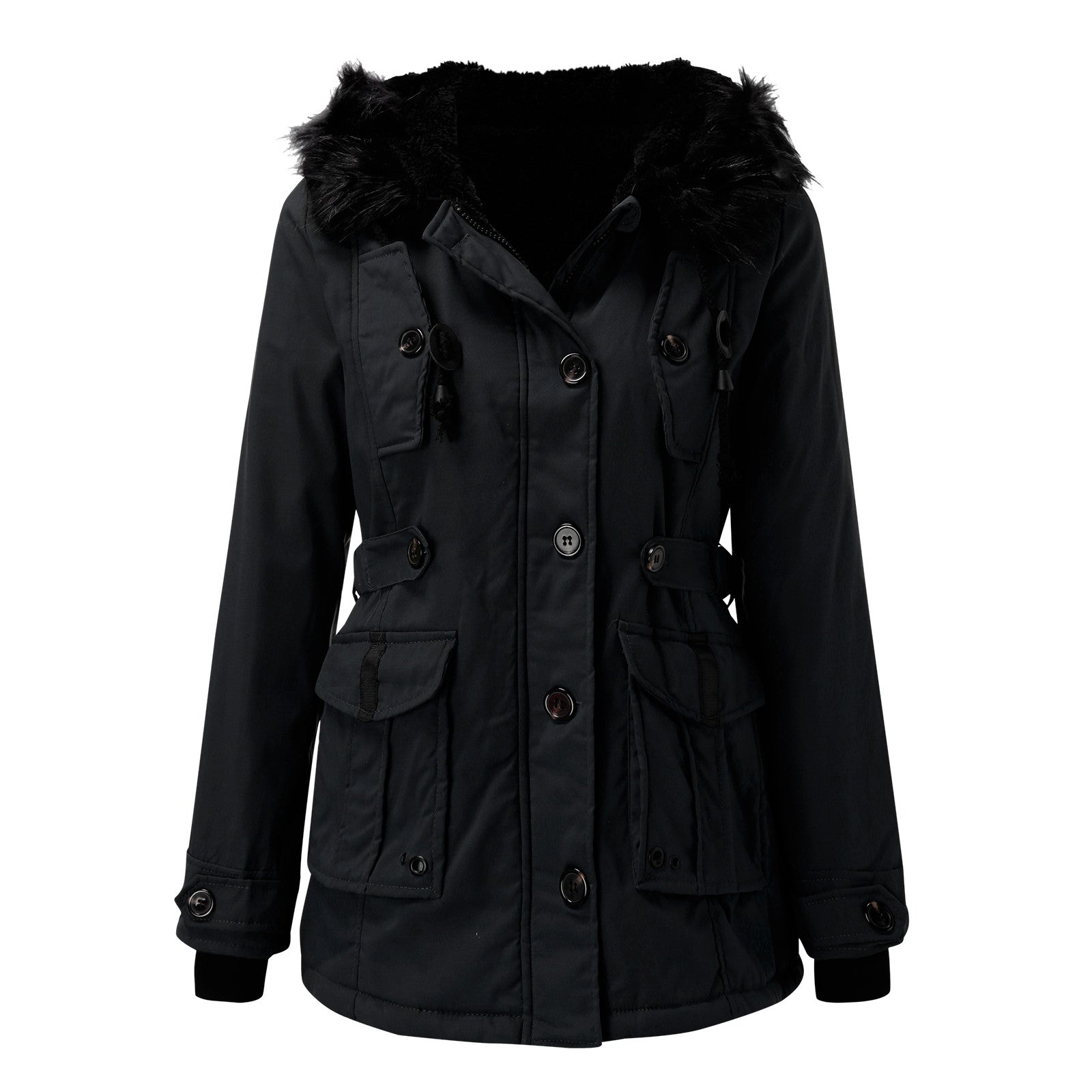 Ruby | Women’s Thick Hooded Cold Weather Parka Coat
